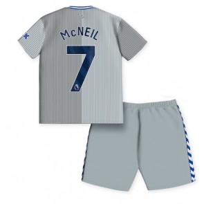 Everton Dwight McNeil #7 Tredje trøje Børn 2023-24 Kort ærmer (+ korte bukser)